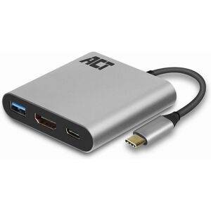 Adaptateur USB-C vers HDMI 4K ACT - 60W PD, USB-A, USB-C - Publicité Adaptateur USB-C vers HDMI 4K ACT - 60W PD, USB-A, USB-C - Publicité
