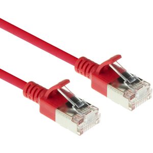 ACT Rood 2m LSZH U/FTP CAT6A Netwerk Kabel - Data Center ACT Rood 2m LSZH U/FTP CAT6A Netwerk Kabel - Data Center