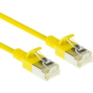 ACT Geel 1,5 m LSZH U/FTP CAT6A datacenter slanke patchkabel ACT Geel 1,5 m LSZH U/FTP CAT6A datacenter slanke patchkabel