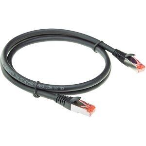 ACT Zwart 7 meter CAT6A U/FTP PVC hoge flexibiliteit knoopvrij patchkabel - Netwerkkabel ACT Zwart 7 meter CAT6A U/FTP PVC hoge flexibiliteit knoopvrij patchkabel - Netwerkkabel