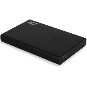 ACT AC1225 Gehäuse für SSD/HDD, USB-C, Schwarz ACT AC1225 Gehäuse für SSD/HDD, USB-C, Schwarz