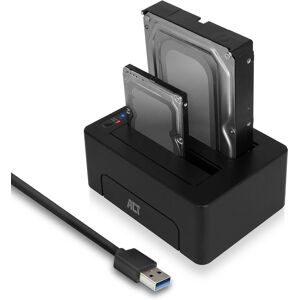 ACT Station d'accueil de stockage - Noir USB 3.2 Gen1 ACT Station d'accueil de stockage - Noir USB 3.2 Gen1