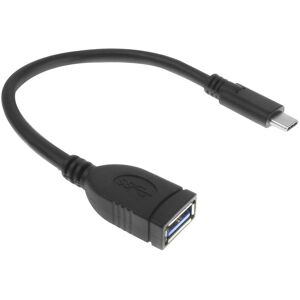ACT USB-C OTG Kabel - 0,2m - Zwart - USB 3.2 Gen 1 ACT USB-C OTG Kabel - 0,2m - Zwart - USB 3.2 Gen 1