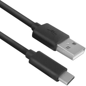 ACT USB Kabel - 1m USB C naar USB A Zwart ACT USB Kabel - 1m USB C naar USB A Zwart