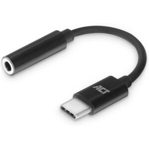 ACT AC7380 Câble Audio USB-C - 0,11 m - Noir - Adaptateur Type-C Audio - Publicité ACT AC7380 Câble Audio USB-C - 0,11 m - Noir - Adaptateur Type-C Audio - Publicité