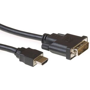 ACT AC7520 Câble Adaptateur HDMI vers DVI-D - 2m - Noir - Publicité ACT AC7520 Câble Adaptateur HDMI vers DVI-D - 2m - Noir - Publicité