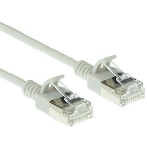 ACT Grijze 10m U/FTP CAT6A Netwerk Kabel - Slimline Patch, Snagless ACT Grijze 10m U/FTP CAT6A Netwerk Kabel - Slimline Patch, Snagless