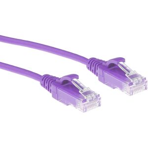 ACT Violet 0,5 m Câble Ethernet CAT6 U/UTP - Data Center Slimline ACT Violet 0,5 m Câble Ethernet CAT6 U/UTP - Data Center Slimline
