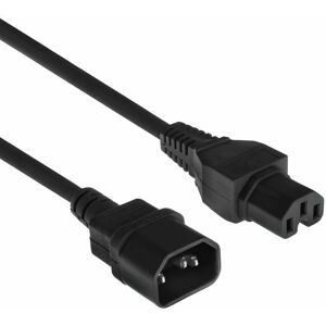 ACT Stromkabel C14 auf C15 - 3m - Schwarz ACT Stromkabel C14 auf C15 - 3m - Schwarz