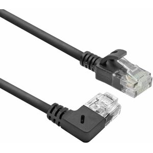 ACT DC2930 Schwarzes Netzwerkkabel - 0,15 m, Cat6a, U/UTP, RJ45, 90° ACT DC2930 Schwarzes Netzwerkkabel - 0,15 m, Cat6a, U/UTP, RJ45, 90°