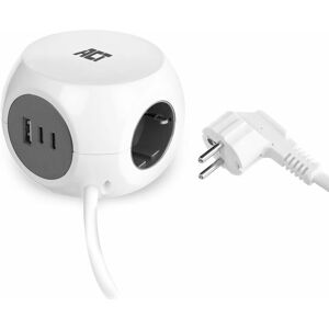 ACT Cube Multiprise avec 3 Prises - Power Strip - Publicité ACT Cube Multiprise avec 3 Prises - Power Strip - Publicité
