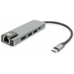 ACT ACT7091 Stație de andocare pentru laptop - 4K, USB-C, Ethernet ACT ACT7091 Stație de andocare pentru laptop - 4K, USB-C, Ethernet