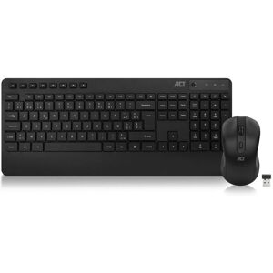 ENSEMBLE Clavier et Souris Sans Fil ACT AC5730 - Noir ENSEMBLE Clavier et Souris Sans Fil ACT AC5730 - Noir