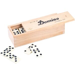 LONGFIELD GAMES Double 6 Domino en boîte 28 pièces blanches - Publicité LONGFIELD GAMES Double 6 Domino en boîte 28 pièces blanches - Publicité