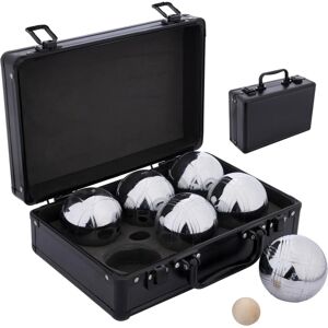 Conjunto de Pétanque Engelhart 74mm - 6 Bolas, Estojo de Alumínio Conjunto de Pétanque Engelhart 74mm - 6 Bolas, Estojo de Alumínio