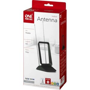 One For All SV 9405 TV Antenna - HD DVB-T/T2 Indoor Telescopic One For All SV 9405 TV Antenna - HD DVB-T/T2 Indoor Telescopic