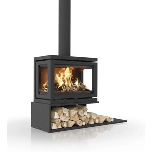 Dik Geurts Vidar Triple Medium 7.1kW Wood Burning Ecodesign Stove - Wall Mounted Dik Geurts Vidar Triple Medium 7.1kW Wood Burning Ecodesign Stove - Wall Mounted