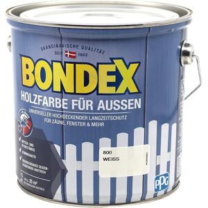 BONDEX Weiße Außenholzfarbe - Bis zu 10 Jahre Wetterschutz BONDEX Weiße Außenholzfarbe - Bis zu 10 Jahre Wetterschutz