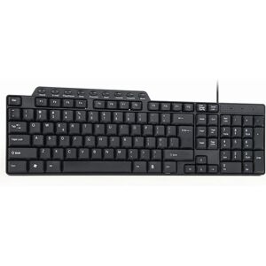 Gembird KB-UM-104 USB Compact Multimediatoetsenbord Gembird KB-UM-104 USB Compact Multimediatoetsenbord