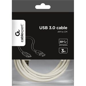 Cablexpert Câble 3m USB A à USB C Blanc - Câble USB Cablexpert Câble 3m USB A à USB C Blanc - Câble USB