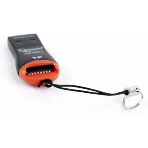 Lecteur de cartes MicroSD Gembird - USB 2.0, Noir/Rouge - Supporte jusqu'à 32GB Lecteur de cartes MicroSD Gembird - USB 2.0, Noir/Rouge - Supporte jusqu'à 32GB
