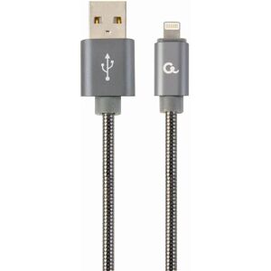 Cablexpert Modèle CC-USB2S-AMLM-2M-BG Câble Lightning Gris Cablexpert Modèle CC-USB2S-AMLM-2M-BG Câble Lightning Gris