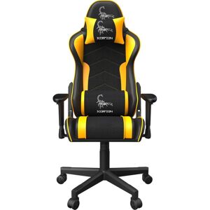 Gembird GC-SCORPION-05X Krzesło do gier Czarny Żółty - Krzesło do gier wideo Gembird GC-SCORPION-05X Krzesło do gier Czarny Żółty - Krzesło do gier wideo