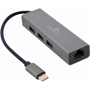 Gembird A-CMU3-LAN-01 Υποδοχή Για Laptop - USB 3.2 Type-C Γκρι Gembird A-CMU3-LAN-01 Υποδοχή Για Laptop - USB 3.2 Type-C Γκρι