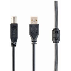 Cablexpert CCFB-USB2-AMBM-3M Câble USB - USB A à USB B - Noir Cablexpert CCFB-USB2-AMBM-3M Câble USB - USB A à USB B - Noir