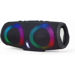 Gembird SPK-BT-LED-02 Bärbar Bluetooth-högtalare Svart 10 W Gembird SPK-BT-LED-02 Bärbar Bluetooth-högtalare Svart 10 W
