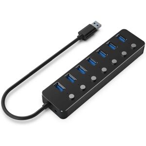 Gembird UHB-U3P7P-01 Hub USB 3.1 7 Ports - Hub USB - Publicité Gembird UHB-U3P7P-01 Hub USB 3.1 7 Ports - Hub USB - Publicité