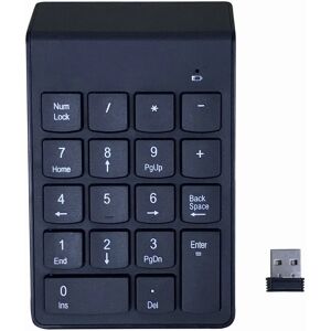 Gembird KPD-W-02 Wireless Numeric Keypad - Bluetooth - Black Gembird KPD-W-02 Wireless Numeric Keypad - Bluetooth - Black