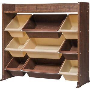 Estante para juguetes de niños Iris Ohyama - Cajas de almacenamiento removibles multicolores Estante para juguetes de niños Iris Ohyama - Cajas de almacenamiento removibles multicolores