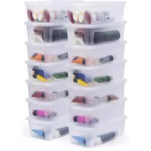 Iris Ohyama Aufbewahrungsbox - 14, 20, 14 Stück, 5L Transparent Iris Ohyama Aufbewahrungsbox - 14, 20, 14 Stück, 5L Transparent