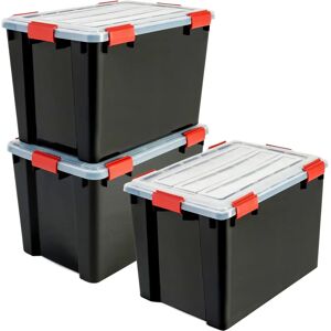 Iris Ohyama - Wasserdichte Kunststoff-Aufbewahrungsboxen 70L - Stapelbar - BPA-frei Iris Ohyama - Wasserdichte Kunststoff-Aufbewahrungsboxen 70L - Stapelbar - BPA-frei
