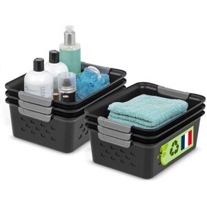 IRIS OHYAMA - Multi-purpose Plastic Storage Baskets - 6 pcs IRIS OHYAMA - Multi-purpose Plastic Storage Baskets - 6 pcs