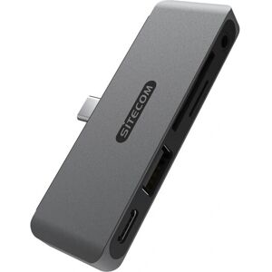 Sitecom AC-1005 Hub USB-C - USB 3.2 Gen 1, 480 Mbit/s, Multiport - Publicité Sitecom AC-1005 Hub USB-C - USB 3.2 Gen 1, 480 Mbit/s, Multiport - Publicité