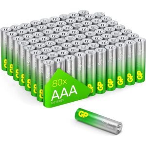 Piles GP Super Alcalines Micro AAA - 80 unités - Publicité Piles GP Super Alcalines Micro AAA - 80 unités - Publicité
