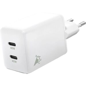 W2 Chargebird GaN Väggladdare - 45W, USB-C, Vit - Laddare W2 Chargebird GaN Väggladdare - 45W, USB-C, Vit - Laddare
