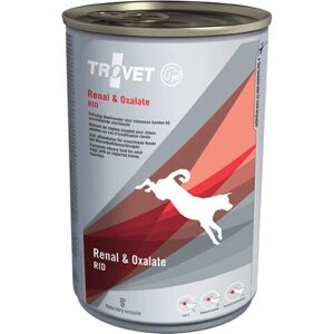 Nourriture humide TROVET Rein & Oxalate - Poulet, Porc, Riz - 400g - Publicité Nourriture humide TROVET Rein & Oxalate - Poulet, Porc, Riz - 400g - Publicité