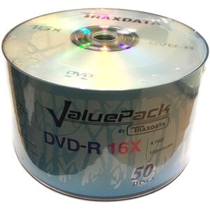 Traxdata DVD-R 4.7GB 16X Pack - DVD-R Traxdata DVD-R 4.7GB 16X Pack - DVD-R
