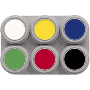 DISFRAZZES Peintures pour le visage - Palette de 6 couleurs à l'eau - Publicité DISFRAZZES Peintures pour le visage - Palette de 6 couleurs à l'eau - Publicité