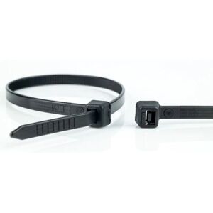 WKK 120196071 Black Cable Tie - Heat & UV Resistant - 300mm WKK 120196071 Black Cable Tie - Heat & UV Resistant - 300mm