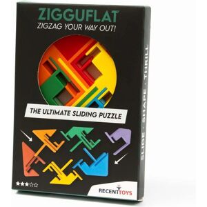 Puzzle Zigguflat od Recent Toys - Posuvná skládanka měnící tvar Puzzle Zigguflat od Recent Toys - Posuvná skládanka měnící tvar