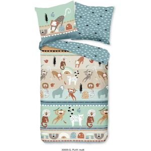 Good Morning Mehrfarbiger Kinderbettbezug - Bettüberzug Good Morning Mehrfarbiger Kinderbettbezug - Bettüberzug