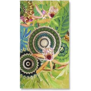 Hip Mandala Grünes Baumwoll Velours Strandtuch - Strandtuch Hip Mandala Grünes Baumwoll Velours Strandtuch - Strandtuch