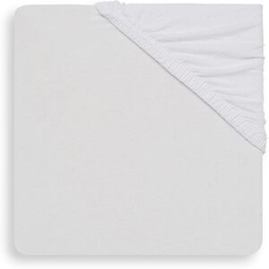 Jollein Wit Jersey Ledikantlaken 60x120cm - Bedlinnen Jollein Wit Jersey Ledikantlaken 60x120cm - Bedlinnen
