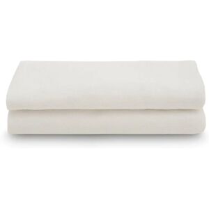 Paños para bebé blancos 115x115cm - Pack de 2 Paños para bebé blancos 115x115cm - Pack de 2