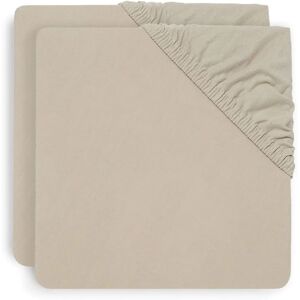 Jollein Jersey Nougat 60 x 120 cm Set of 2 - Bed Sheets Jollein Jersey Nougat 60 x 120 cm Set of 2 - Bed Sheets