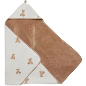 Jollein Babymutsel Teddy Bear - 85x85cm - Biologisch Katoen Jollein Babymutsel Teddy Bear - 85x85cm - Biologisch Katoen